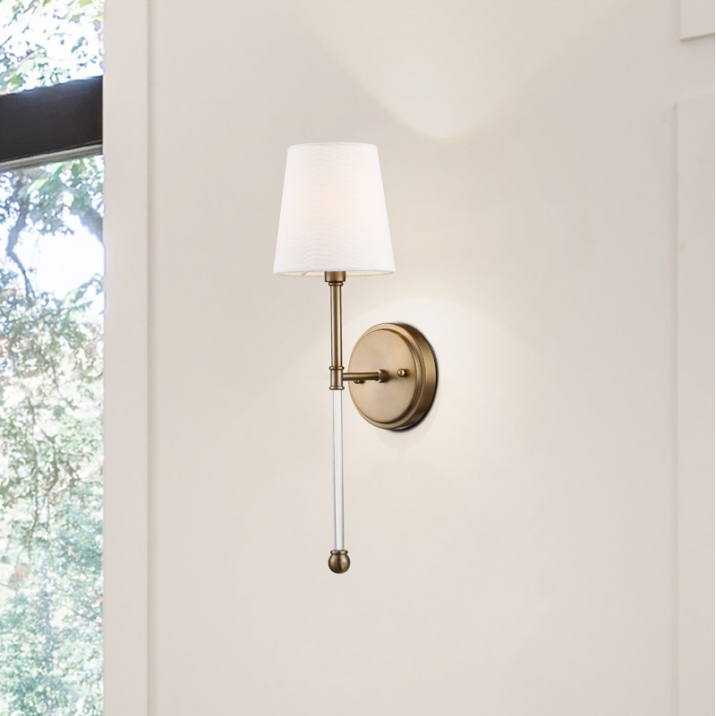 Bolen Steel Wallchiere, Burnished Brass