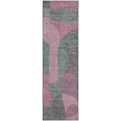 Premium Machine Washable Mayfield AMF1867 Abstract Rug