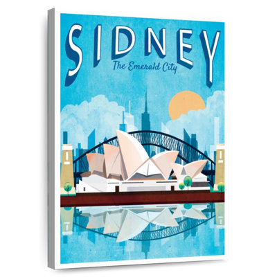 Sydney Tourism Vintage Poster