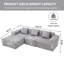 Canapé modulaire Boneless-1406672992