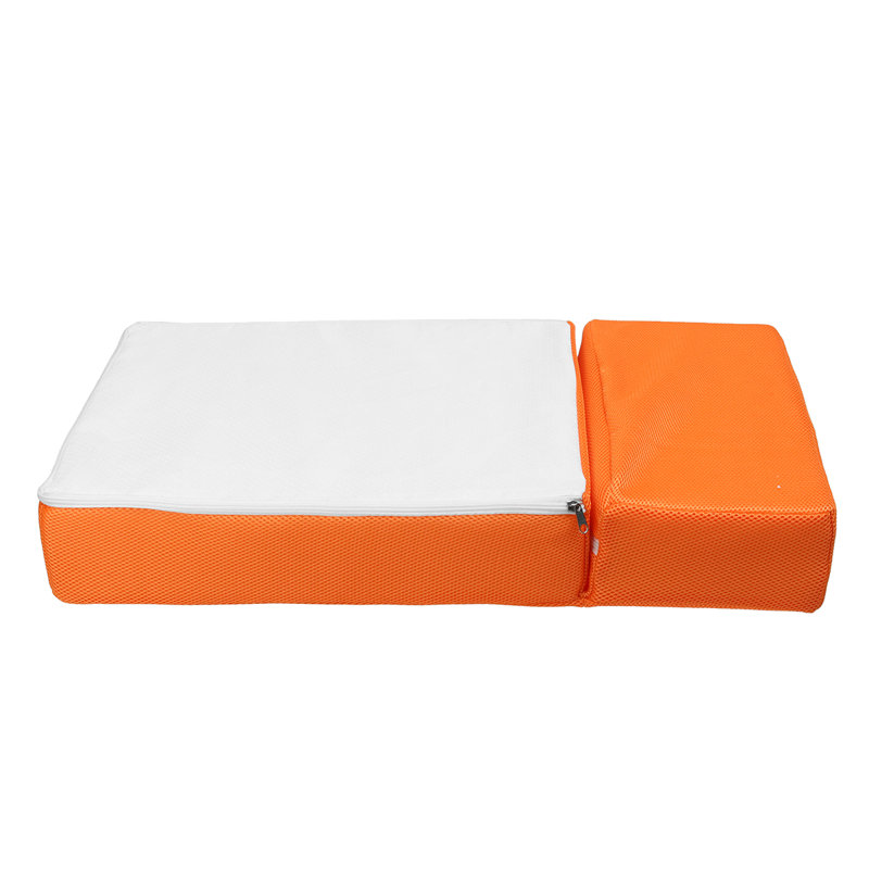 Escalier mobile pliable pour animal 2 marches Dejesus, Orange