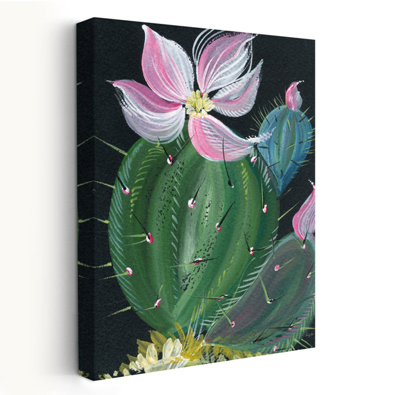 Jardin et cactus contemporain I, H 24 po x l 16 po