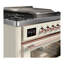 Majestic III Series 36 Inch Dual Fuel Range with 6 Sealed Burners, Griddle, in Glossy Black (Natural Gas, Brass Trim)-996369056-996369082-996369098