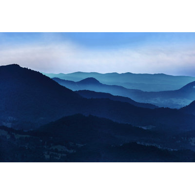 " Misty Mountains I " Painting Print