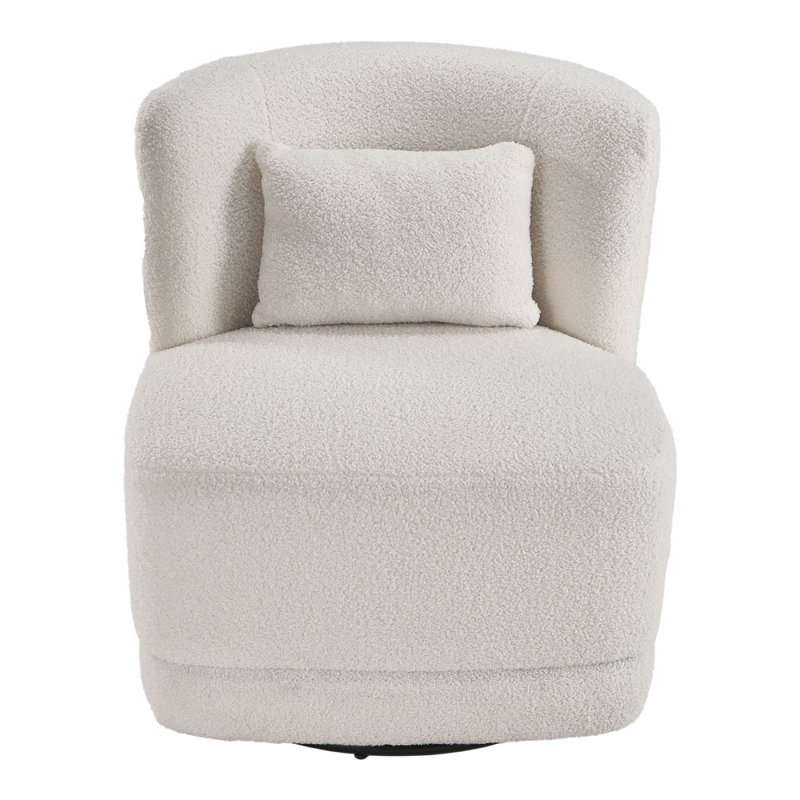 white Swivel Armchair