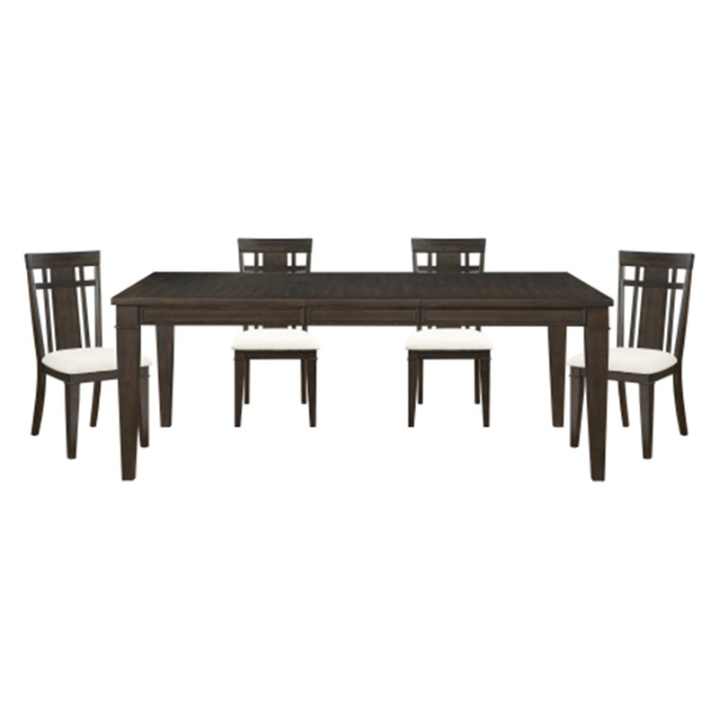 Ensemble de 2 chaises d'appoint en bois Beige Classic Look