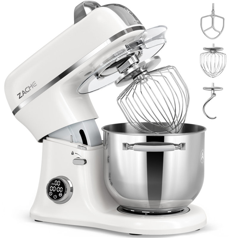 Batteur sur socle ZACME 7QT, Blanc porcelaine