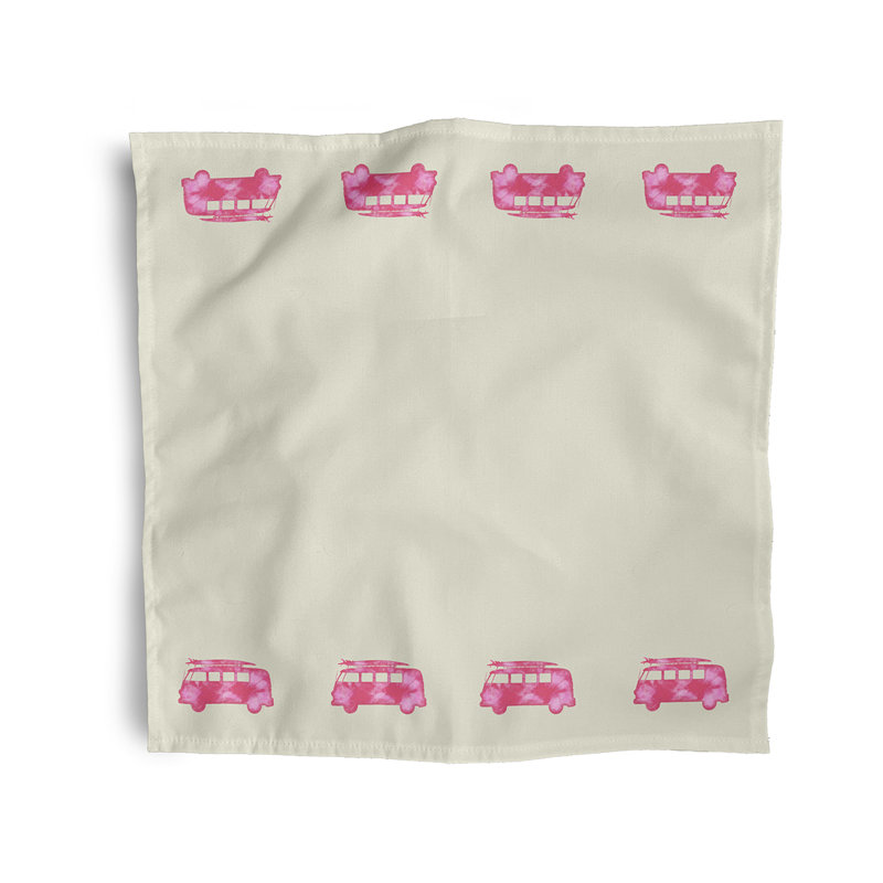 Leviner Polyester Square Napkin, Pink