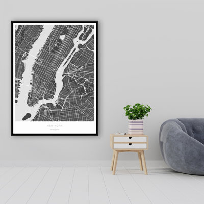 " New York Graphic Map "