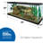 Glass Aquarium, Rectangular Fish Tank, Assorted Color-106536038