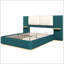 Grand lit plateforme tapissier avec panneau-285776423-285776425