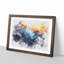 Lotus Flower Watercolour - Framed Print-56738845-56738850