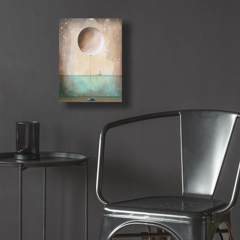 Winston Porter «High Tide» par Cindy Thornton, art mural en verre acrylique, ACR-42250, H 16 po x l 12 po x P 0,13 po