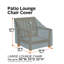 Ayvin Outdoor Patio Chair Cover