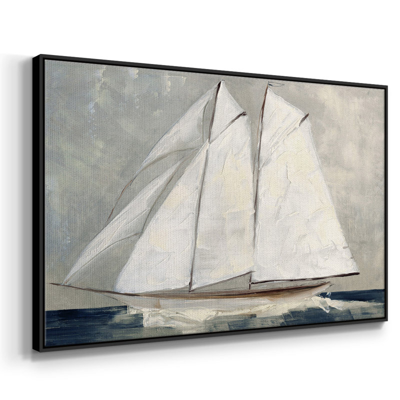 «Réglage de voile», reproduction sur toile, Noir, H 17 po x l 25 po x P 2 po