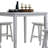 5-Piece Counter Height Set With Saddle Stools-767518246-767518244