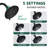 Wall Mounted 5 Spray Dual Shower Head And Handheld Shower