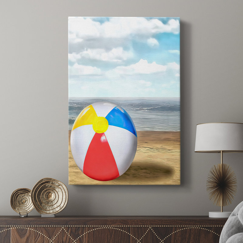 Beach Ball II - galerie sur mesure, H 27 po x l 18 po