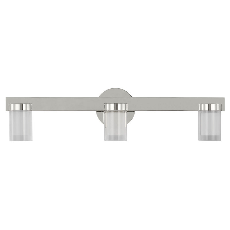 Esfera 3 - Light LED Bath Sconce, Polished Nickel