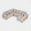 Canapé modulaire 4 pièces rembourré-1899087694