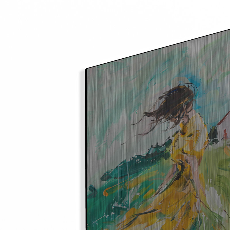 Art mural luxueux «Stormy Fields» par Andreas Magnusson, H 24 po x l 16 po