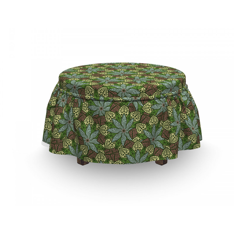 Housse pour repose-pieds mandala