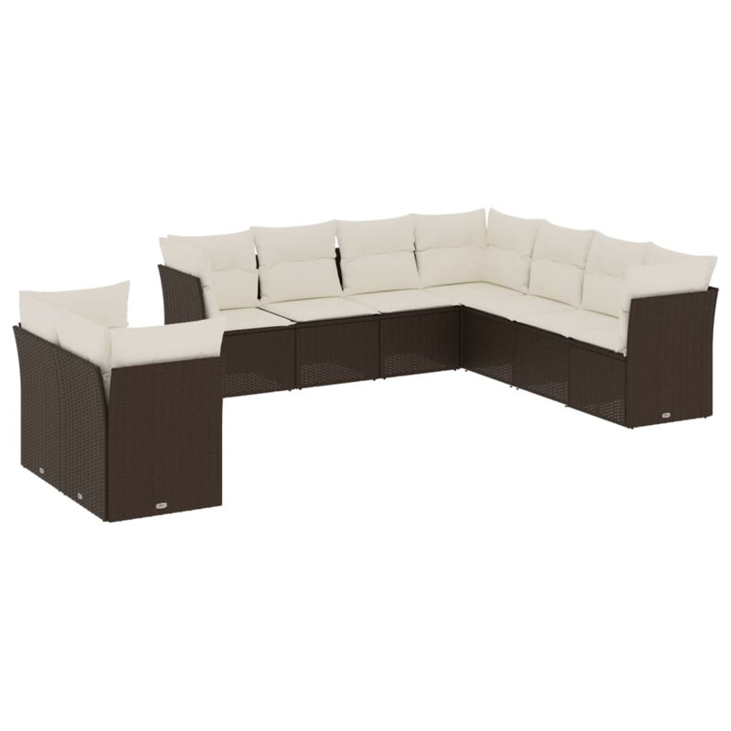 Ensemble de canapé de jardin Vidaxl