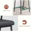 Counter Stool with Metal Frame-1663612446