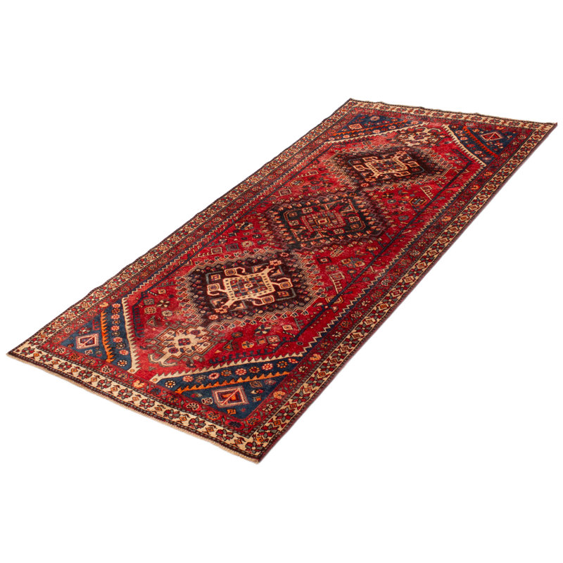 Ayonah One-of-a-Kind Rectangle 4'9" X 9'8" 1990s Runner Wool Area Rug