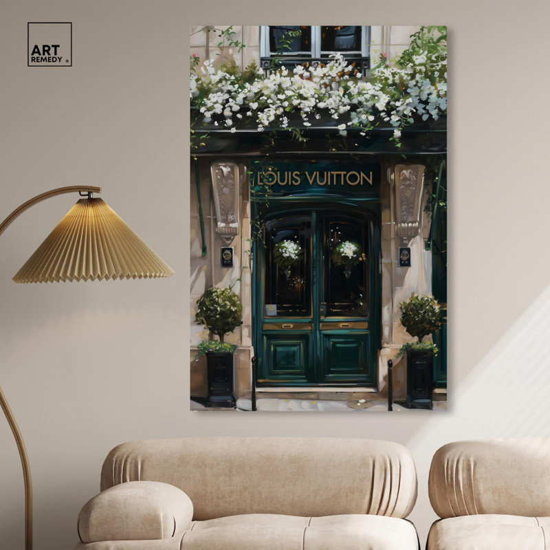 «Spring Emerald Store Canvas Fashion and Glam» par Spring , H 54 po x l 36 po, Toile tendue