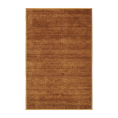 Tapis brun contemporain