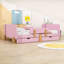 Lit plateforme avec tiroirs de rangement, garde-corps, tablette et crochets-1414244701-1414244703