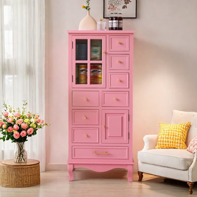 Armoire d'appoint multifonctionnelle de style champêtre