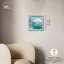 Art mural abstrait vert et bleu Shadowbox par Art Remedy-115132110-115132112