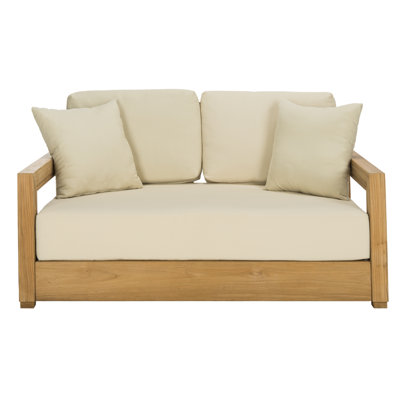 Melrose 53" Teak Patio Loveseat
