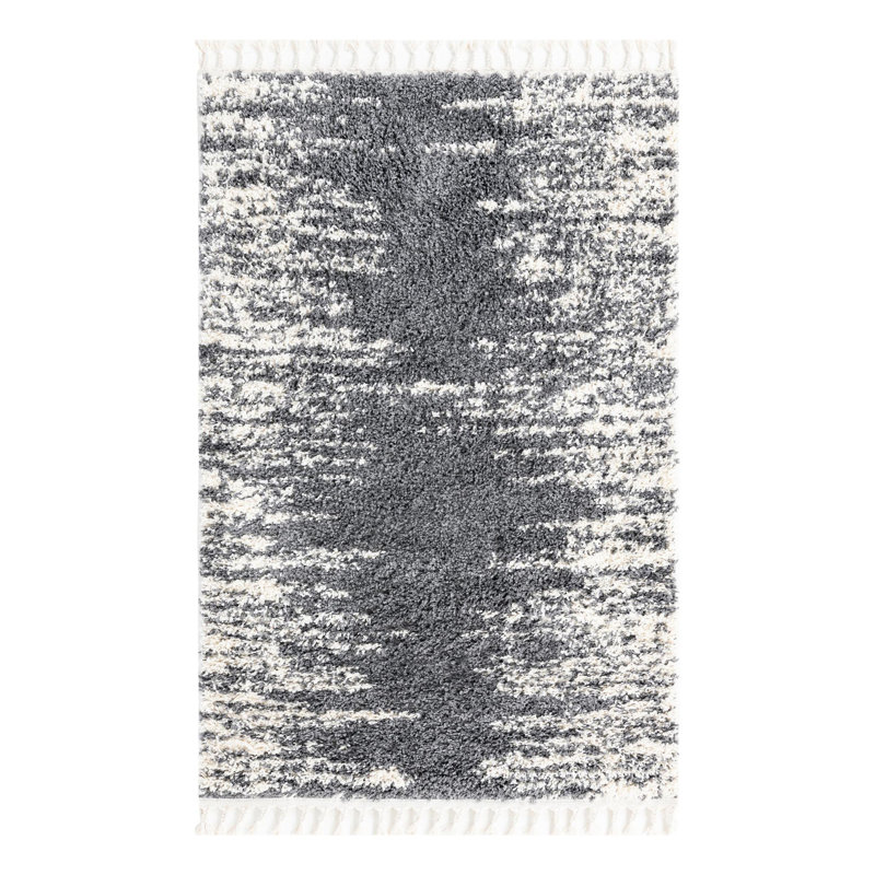 Tapis gris Trent Austin Design® Knupp, Rectangle 4 pi x 6 pi