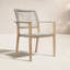 Chaise de salle à manger d'extérieur Fleur Eucalyptus and Rope
