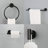 6 Piece Stainless Steel Bathroom Towel Rack Set Wall Mount-124897417