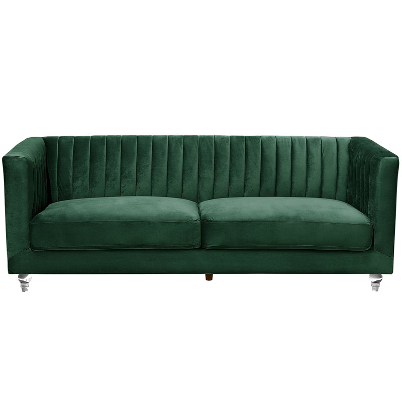 Rye Velvet Sofa, Green