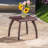 Brown Accent Table - Adds Grace To Outdoor Area Side For Extra Storage