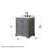 Deborah 30'' Single Bathroom Vanity with Marble Top-97691874