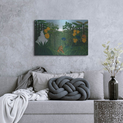 The Repast of the Lion, 1907' by Henri Rousseau, Metal Wall Art