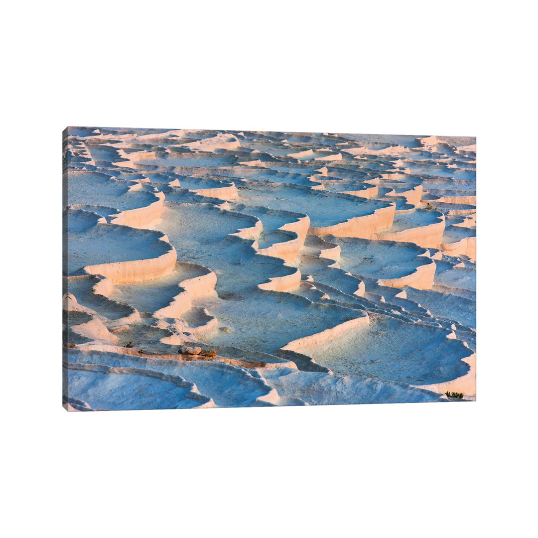 Travertine Terraces Of Pamukkale (UNESCO World Heritage Site), Turkey by Keren Su - Wrapped Canvas Print