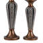 Porte-bougie 12 "et 14" de hauteur "Everly" (ensemble de 2)