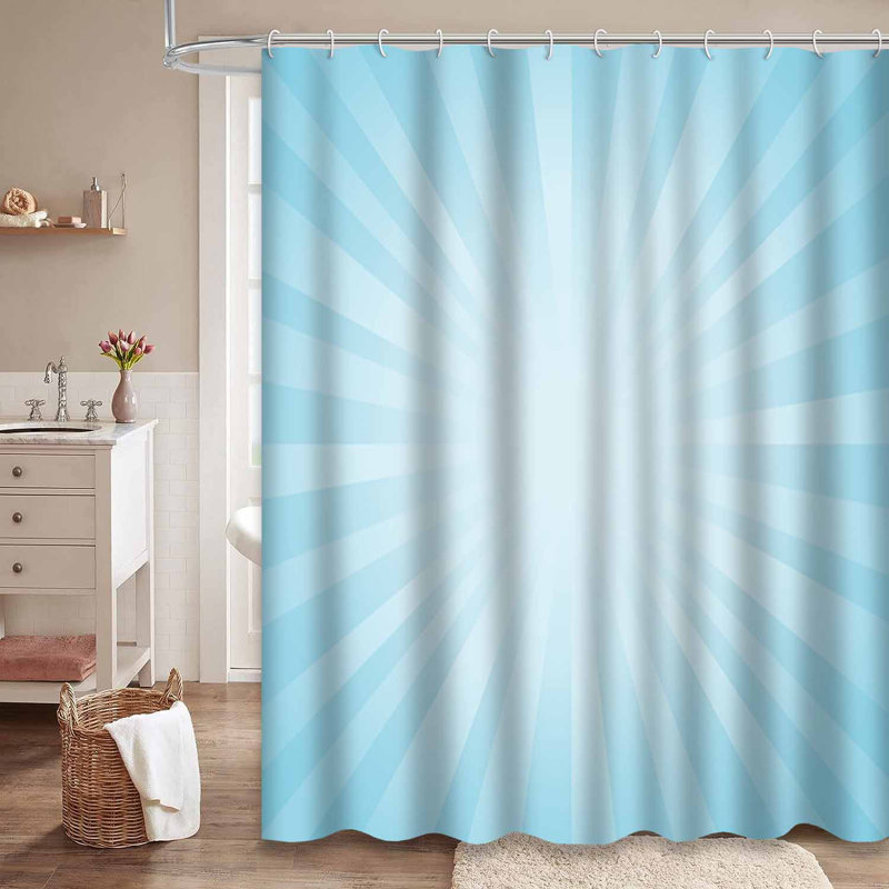 Rideau de douche Starburst, L 72 po x l 84 po