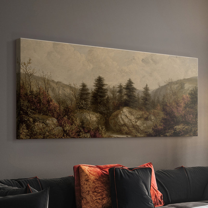Série paysage - DCC-III - Toile tendue avec châssis - Prêt à accrocher, H 12 po x l 30 po