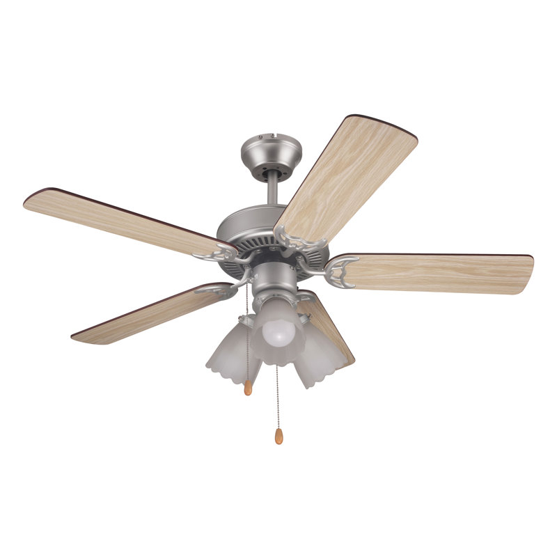CCFP Series 42" Ceiling Fan 5-Blade With Pull Chain And Light Kit