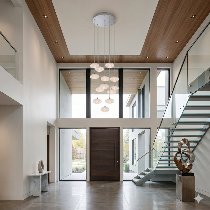 Alvie 13 - Light Cluster Pendant, Chrome