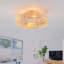Ventilateurs de plafond encastrés en corde de lin 20 po -1504840376