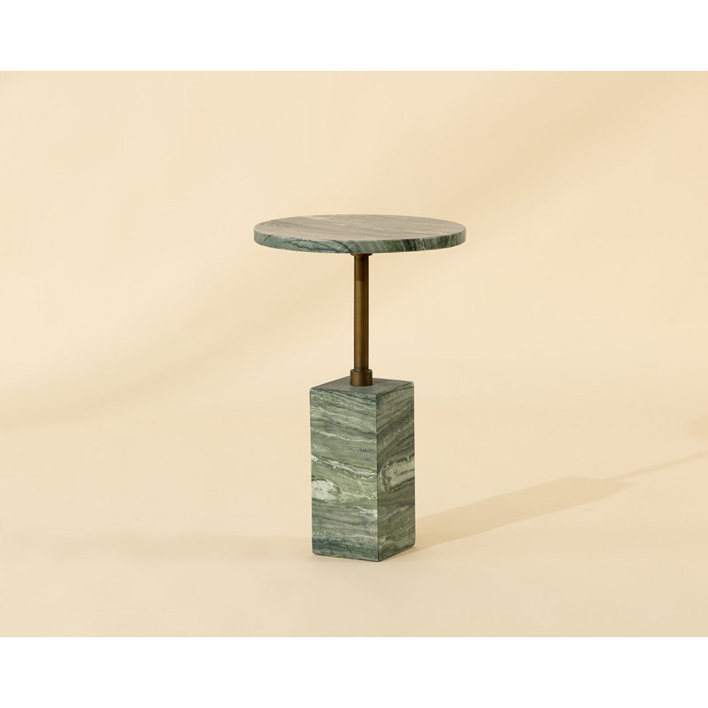 Mizani Outdoor Round Side Table, Green
